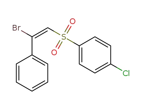(E)-1-((2-bromo-2-phenylvinyl)sulfonyl)-4-chlorobenzene