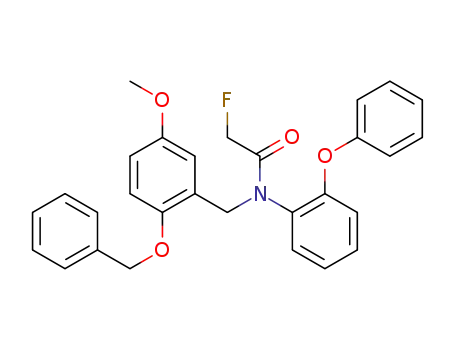 N-(2-(benzyloxy)-5-methoxybenzyl)-2-fluoro-N-(2-phenoxyphenyl)acetamide