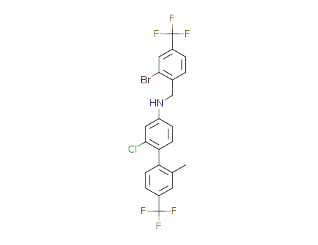N-(2-bromo-4-(trifluoromethyl)benzyl)-2-chloro-2'-methyl-4'-(trifluoromethyl)-[1,1'-biphenyl]-4-amine