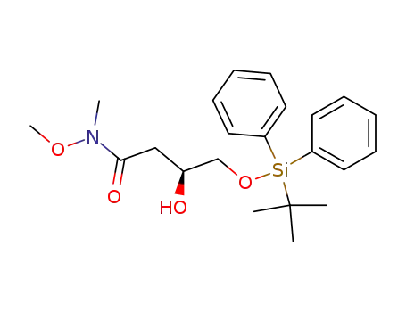 (3S)-4-(tert-butyldiphenylsilanyloxy)-hydroxy-N-methoxy-N-methylbutyramide