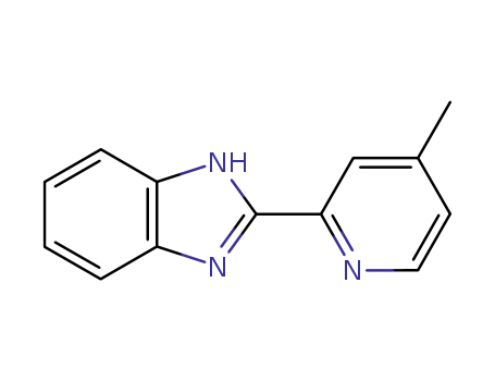 Molecular Structure of 14044-47-4 (1H-Benzimidazole, 2-(4-methyl-2-pyridinyl)-)