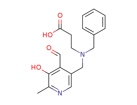 3-(benzyl((4-formyl-5-hydroxy-6-methylpyridin-3-yl)methyl)amino)propanoic acid