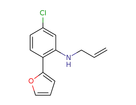 N-allyl-5-chloro-2-(2-furyl)aniline