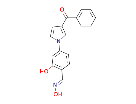 (E)-4-(3-benzoyl-1H-pyrrol-1-yl)-2-hydroxybenzaldoxime