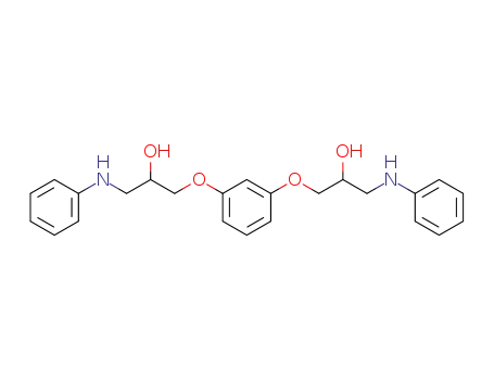 Molecular Structure of 96668-41-6 (3,3'-(1,3-phenylenebis(oxy))bis(1-(phenylamino)propan-2-ol))