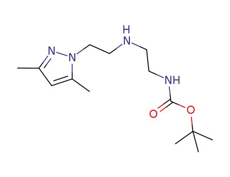 Carbamic acid, [2-[[2-(3,5-dimethyl-1H-pyrazol-1-yl)ethyl]amino]ethyl]-,
1,1-dimethylethyl ester