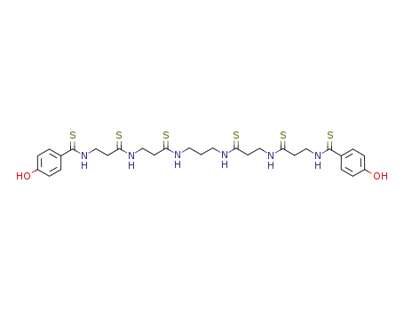 N,N'-(3,7,13,17-tetrathioxo-4,8,12,16-tetraazanonadecane-1,19-diyl)bis(4-hydroxybenzothioamide)