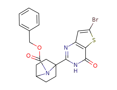 benzyl 1-(6-bromo-4-oxo-3,4-dihydrothieno[3,2-d]pyrimidin-2-yl)-7-azabicyclo[2.2.1]heptane-7-carboxylate