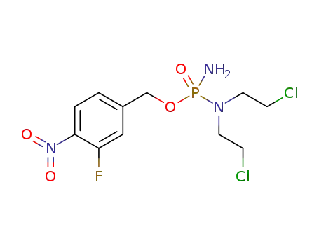 3-fluoro-4-nitrobenzyl phosphoramide mustard