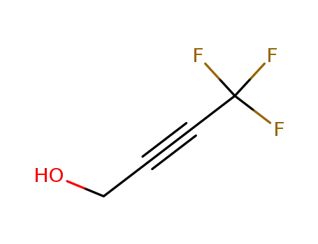 Molecular Structure of 113439-92-2 (4,4,4-trifluorobut-2-yn-1-ol)