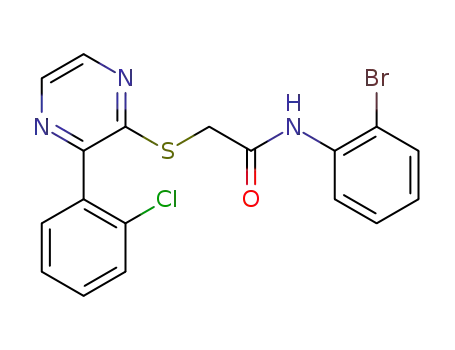 C<sub>18</sub>H<sub>13</sub>BrClN<sub>3</sub>OS