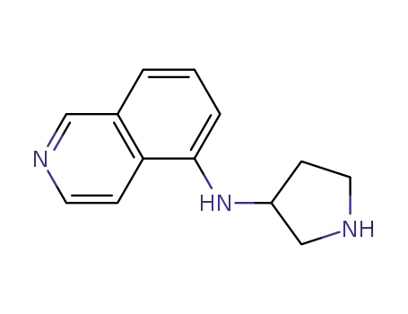 Molecular Structure of 1035096-80-0 (N-(pyrrolidin-3-yl)isoquinolin-5-amine)