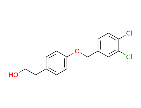 Molecular Structure of 188928-11-2 (2-[4-(3,4-DICHLOROBENZYLOXY)-PHENYLETHANOL)