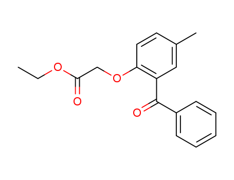 Acetic acid,2-(2-benzoyl-4-methylphenoxy)-, ethyl ester