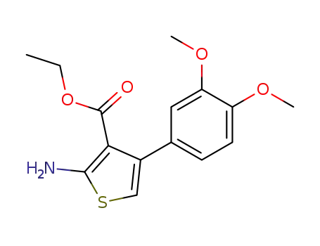 2-AMINO-4-(3,4-DIMETHOXY-PHENYL)-THIOPHENE-3-카르복실산 에틸 에스테르