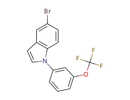 5-bromo-1-(3-(trifluoromethoxy)phenyl)-1H-indole