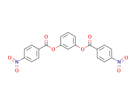 Molecular Structure of 187264-29-5 (3-(4-nitrobenzoyloxy)phenyl 4-nitrobenzoate)