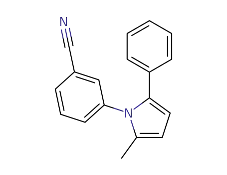 3-(2-methyl-5-phenyl-1H-pyrrol-1-yl)benzonitrile