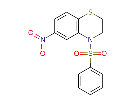 6-nitro-4-(phenylsulfonyl)-3,4-dihydro-2H-benzo[b][1,4]thiazine