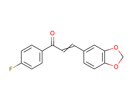2-Propen-1-one,3-(1,3-benzodioxol-5-yl)-1-(4-fluorophenyl)- cas  7397-23-1