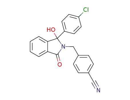 2-(4-(aminomethyl)benzonitrile)-3-(4-chlorophenyl)-3-hydroxyisoindolin-1-one