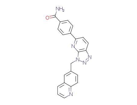 4-(3-(quinolin-6-ylmethyl)-3H-[1,2,3]triazolo[4,5-b]pyridin-5-yl)benzamide