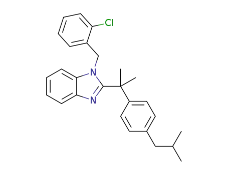 1-(2-chlorobenzyl)-2-[1-(4-isobutylphenyl)-1-methylethyl]-1H-benzimidazole