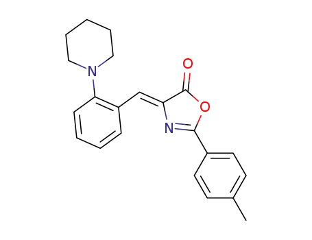 (Z)-4-(2-(piperidin-1-yl)benzylidene)-2-p-tolyloxazol-5(4H)-one