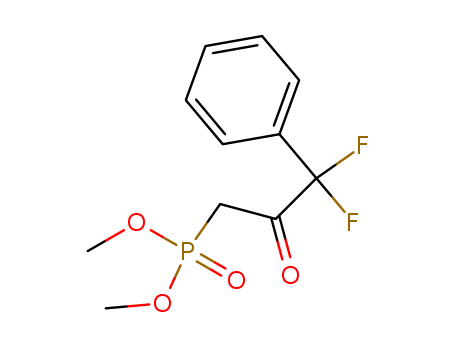 Phosphonic acid, (3,3-difluoro-2-oxo-3-phenylpropyl)-, dimethyl ester