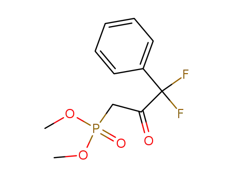 Phosphonic acid, (3,3-difluoro-2-oxo-3-phenylpropyl)-, dimethyl ester