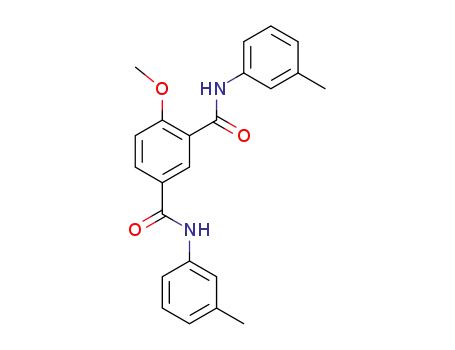 Molecular Structure of 929637-58-1 (N<SUP>1</SUP>,N<SUP>3</SUP>-bis(3-methylphenyl)-4-methoxyisophthalamide)