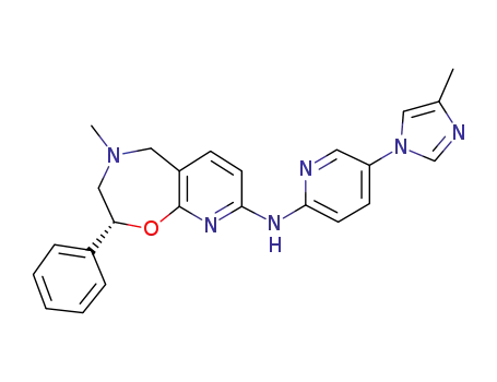 (R)-4-Methyl-N-(5-(4-methyl-1H-imidazol-1-yl)pyridin-2-yl)-2-phenyl-2,3,4,5-tetrahydropyrido[3,2-f][1,4]oxazepin-8-amine