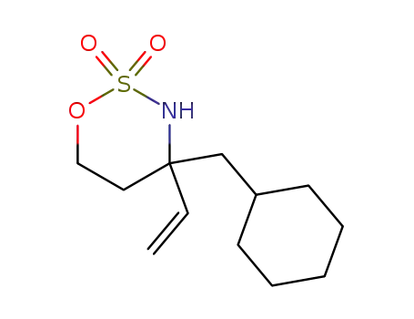 4-(cyclohexylmethyl)-4-vinyl-1,2,3-oxathiazinane 2,2-dioxide