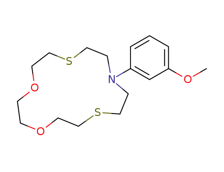 1,4-dioxa-7,13-dithia-10-(3-methoxyphenyl)-10-azacyclopentadecane