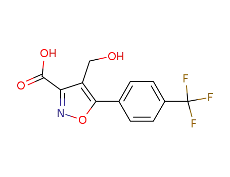 4-(hydroxymethyl)-5-(4-(trifluoromethyl)phenyl)isoxazole-3-carboxylic acid