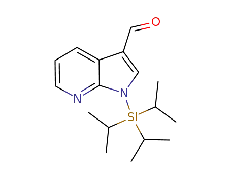 1H-Pyrrolo[2,3-b]pyridine-3-carboxaldehyde, 1-[tris(1-methylethyl)silyl]-
