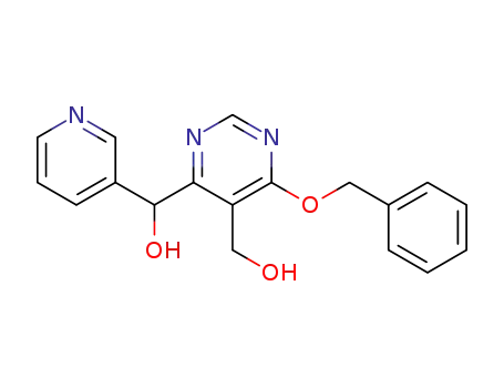 (6-(benzyloxy)-5-(hydroxymethyl)pyrimidin-4-yl)(pyridin-3-yl)methanol