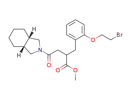 methyl 2-(2-bromoethyloxybenzyl)-4-(cis-3a,4,5,6,7,7a-hexahydroisoindolin-2-yl)-4-oxobutanoate