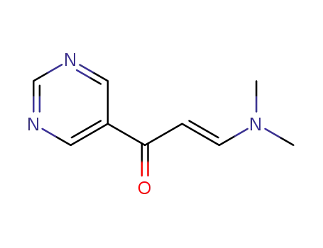 Molecular Structure of 1232062-67-7 ((E)-3-(dimethylamino)-1-(pyrimidin-5-yl)prop-2-en-1-one)