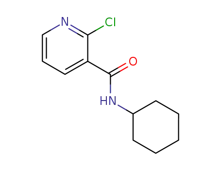 Molecular Structure of 57841-70-0 (2-CHLORO-N-CYCLOHEXYLNICOTINAMIDE)