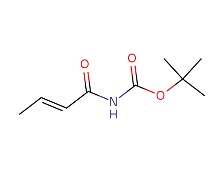 Molecular Structure of 682812-14-2 (Carbamic acid, [(2E)-1-oxo-2-butenyl]-, 1,1-dimethylethyl ester (9CI))