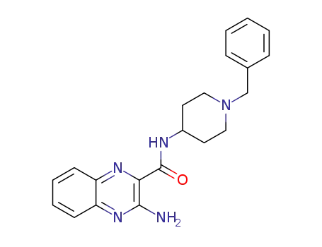 2-carboxamide-3-amino-N-(1-benzylpiperidin-4-yl)quinoxaline