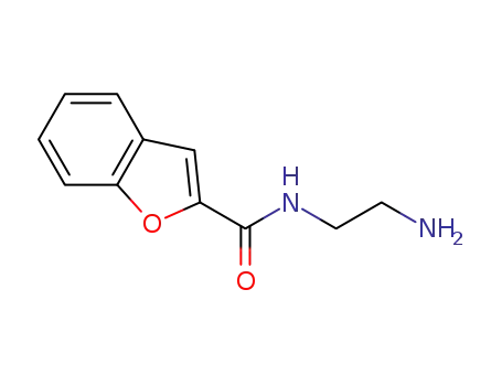 Molecular Structure of 1017029-32-1 (N-(2-aminoethyl)benzofuran-2-carboxamide)