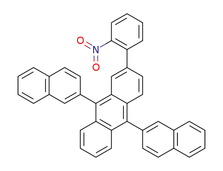 Molecular Structure of 1265734-70-0 (2-(2-nitrophenyl)-9,10-di(2-naphthyl)anthracene)