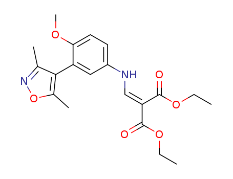 diethyl 2-((3-(3,5-dimethylisoxazol-4-yl)-4-methoxyphenylamino)methylene)malonate(1300031-60-0)
