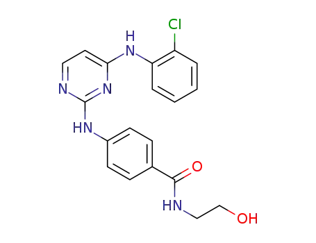 N<sub>4</sub>-(2-chlorophenyl)-N<sub>2</sub>-[4-N-(2-hydroxyethyl)carbamoylphenyl]pyrimidine-2,4-diamine