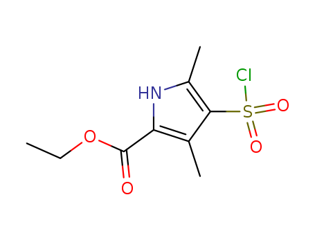 ETHYL 4-(CHLOROSULFONYL)-3,5-DIMETHYL-1H-PYRROLE-2-CARBOXYLATE