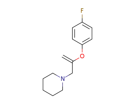 Molecular Structure of 1314725-14-8 (1-(2-(4-fluorophenoxy)allyl)piperidine)