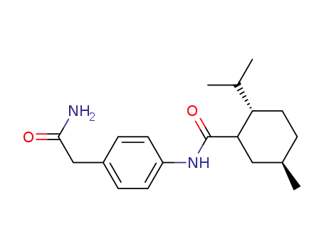 (2S,5R)-N-[4-(2-Amino-2-oxoethyl) phenyl]-5-methyl-2-(propan-2-yl)cyclohexanecarboxamide