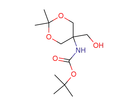 Carbamic acid, [5-(hydroxymethyl)-2,2-dimethyl-1,3-dioxan-5-yl]-,
1,1-dimethylethyl ester